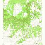 United States Geological Survey Fence Lake SW, NM (1972, 24000-Scale) digital map