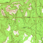 United States Geological Survey Fence Lake SW, NM (1972, 24000-Scale) digital map