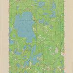 United States Geological Survey Fence Lake, WI (1971, 24000-Scale) digital map