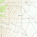 United States Geological Survey Fencemaker Pass, NV (1990, 24000-Scale) digital map