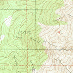 United States Geological Survey Fencemaker Pass, NV (1990, 24000-Scale) digital map
