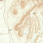 United States Geological Survey Fencepost Draw, TX (1970, 24000-Scale) digital map