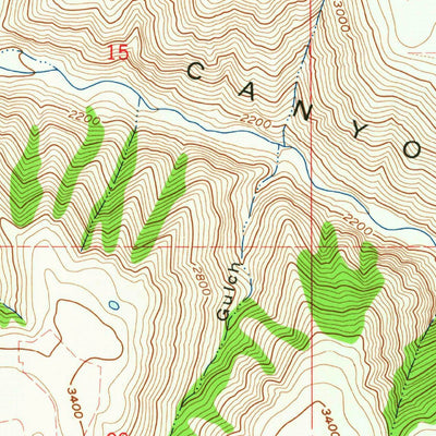 United States Geological Survey Fenn, ID (1963, 24000-Scale) digital map