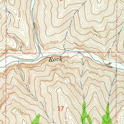 United States Geological Survey Fenn, ID (1963, 24000-Scale) digital map