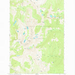 United States Geological Survey Fenn Mountain, ID (1966, 24000-Scale) digital map
