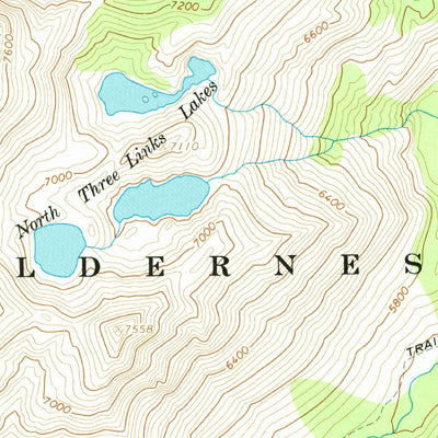 United States Geological Survey Fenn Mountain, ID (1966, 24000-Scale) digital map