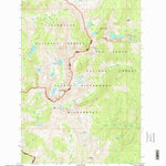 United States Geological Survey Fenn Mountain, ID (1995, 24000-Scale) digital map