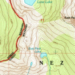 United States Geological Survey Fenn Mountain, ID (1995, 24000-Scale) digital map