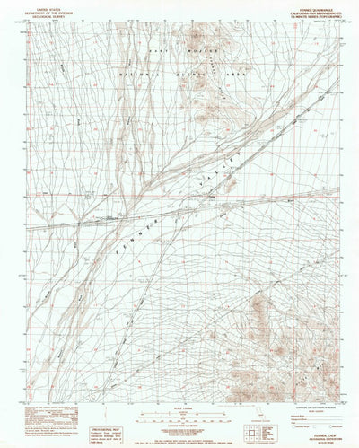 United States Geological Survey Fenner, CA (1984, 24000-Scale) digital map