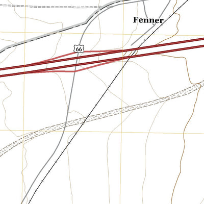 United States Geological Survey Fenner, CA (2021, 24000-Scale) digital map