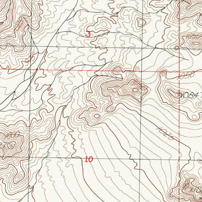 United States Geological Survey Fenner Hills, CA (1984, 24000-Scale) digital map