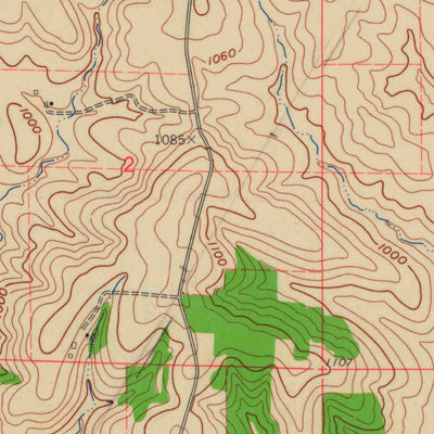 United States Geological Survey Fennimore, WI (1962, 24000-Scale) digital map