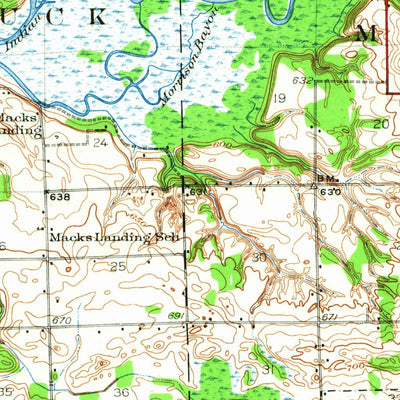 United States Geological Survey Fennville, MI (1928, 62500-Scale) digital map