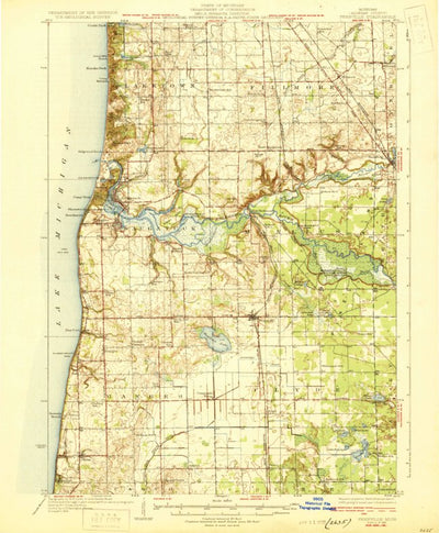 United States Geological Survey Fennville, MI (1931, 62500-Scale) digital map