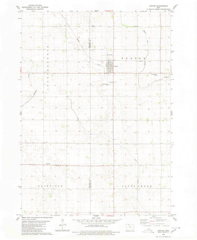 United States Geological Survey Fenton, IA (1980, 24000-Scale) digital map