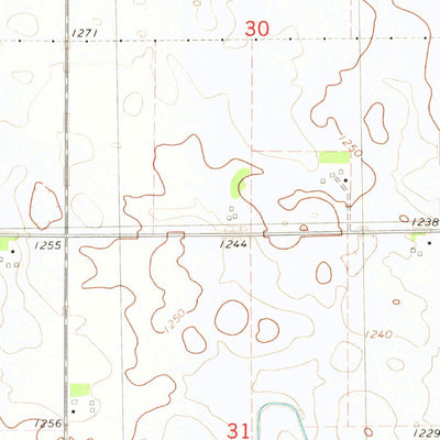 United States Geological Survey Fenton, IA (1980, 24000-Scale) digital map