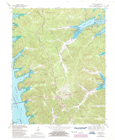 United States Geological Survey Fenton, KY (1967, 24000-Scale) digital map