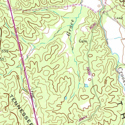 United States Geological Survey Fenton, KY (1967, 24000-Scale) digital map