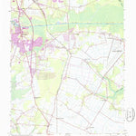 United States Geological Survey Fentress, VA (1954, 24000-Scale) digital map