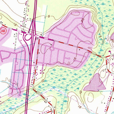 United States Geological Survey Fentress, VA (1954, 24000-Scale) digital map