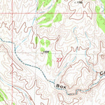 United States Geological Survey Ferber Peak, NV-UT (1982, 24000-Scale) digital map
