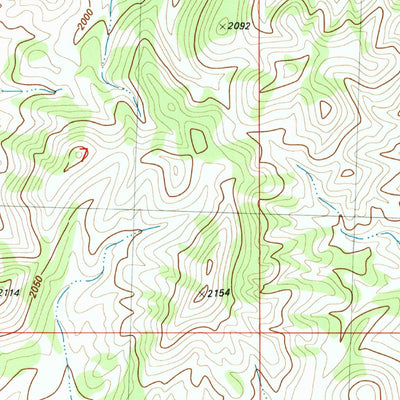 United States Geological Survey Ferber Peak NW, NV (1982, 24000-Scale) digital map
