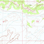 United States Geological Survey Ferber Peak SE, NV-UT (1982, 24000-Scale) digital map