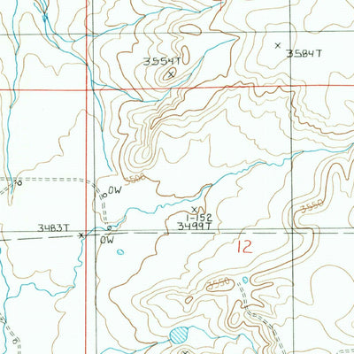 United States Geological Survey Ferdig, MT (1986, 24000-Scale) digital map
