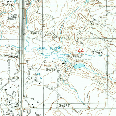 United States Geological Survey Ferdig, MT (1986, 24000-Scale) digital map