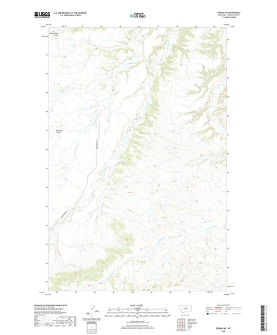 United States Geological Survey Fergus NE, MT (2020, 24000-Scale) digital map