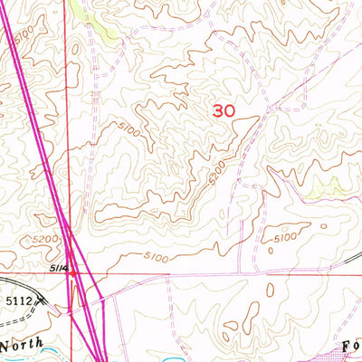 United States Geological Survey Ferguson Corner, WY (1953, 24000-Scale) digital map