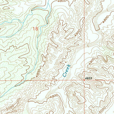 United States Geological Survey Ferguson Corner, WY (1990, 24000-Scale) digital map