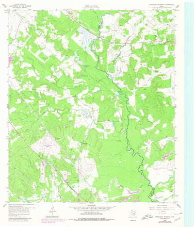 United States Geological Survey Ferguson Crossing, TX (1959, 24000-Scale) digital map