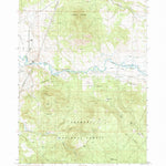 United States Geological Survey Ferguson Mountain, OR (1988, 24000-Scale) digital map