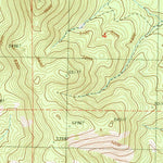 United States Geological Survey Ferguson Mountain, OR (1988, 24000-Scale) digital map