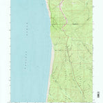 United States Geological Survey Fern Canyon, CA (1966, 24000-Scale) digital map