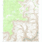 United States Geological Survey Fern Glen Canyon, AZ (1988, 24000-Scale) digital map