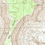 United States Geological Survey Fern Glen Canyon, AZ (1988, 24000-Scale) digital map