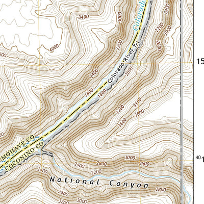 United States Geological Survey Fern Glen Canyon, AZ (2021, 24000-Scale) digital map