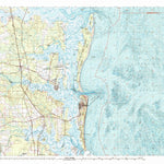 United States Geological Survey Fernandina Beach, FL-GA (1981, 100000-Scale) digital map