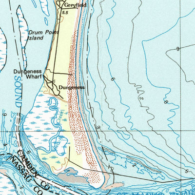 United States Geological Survey Fernandina Beach, FL-GA (1981, 100000-Scale) digital map