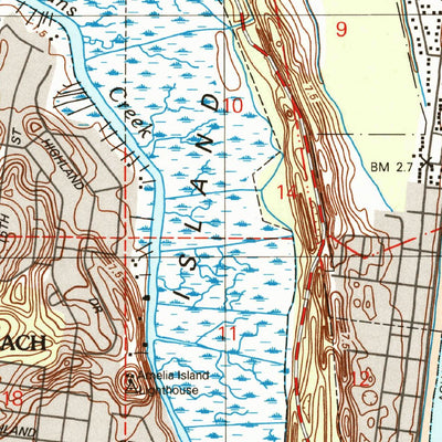 United States Geological Survey Fernandina Beach, FL-GA (1994, 24000-Scale) digital map