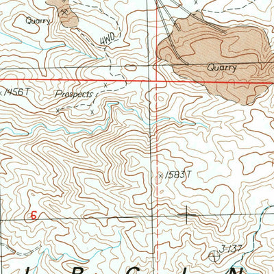 United States Geological Survey Fernley East, NV (1985, 24000-Scale) digital map