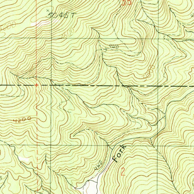 United States Geological Survey Fernwood, ID (1990, 24000-Scale) digital map