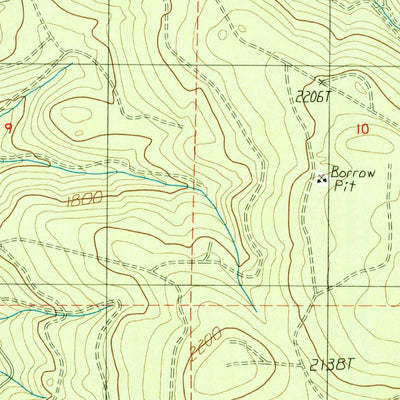 United States Geological Survey Fernwood, OR (1986, 24000-Scale) digital map