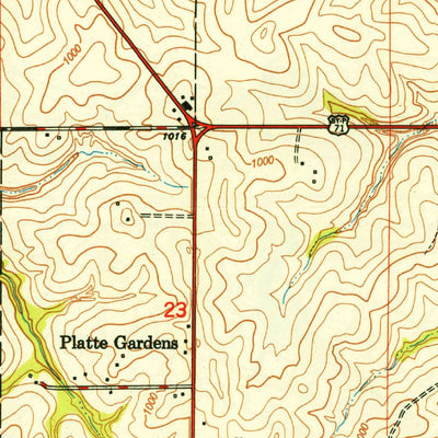 United States Geological Survey Ferrelview, MO (1950, 24000-Scale) digital map