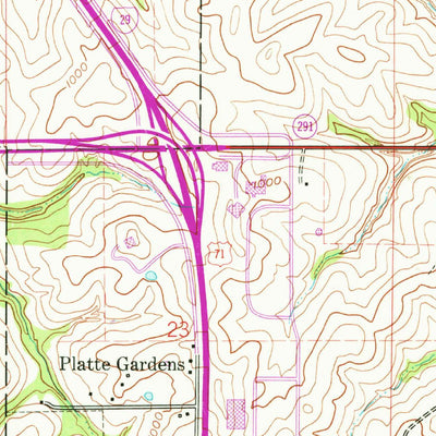 United States Geological Survey Ferrelview, MO (1961, 24000-Scale) digital map