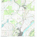 United States Geological Survey Ferriday North, LA-MS (1999, 24000-Scale) digital map