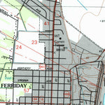 United States Geological Survey Ferriday North, LA-MS (1999, 24000-Scale) digital map