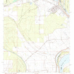 United States Geological Survey Ferriday South, LA-MS (1983, 24000-Scale) digital map
